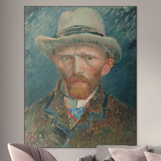 Zelfportret Vincent van Gogh - Meesterwerken - Muurstatuur