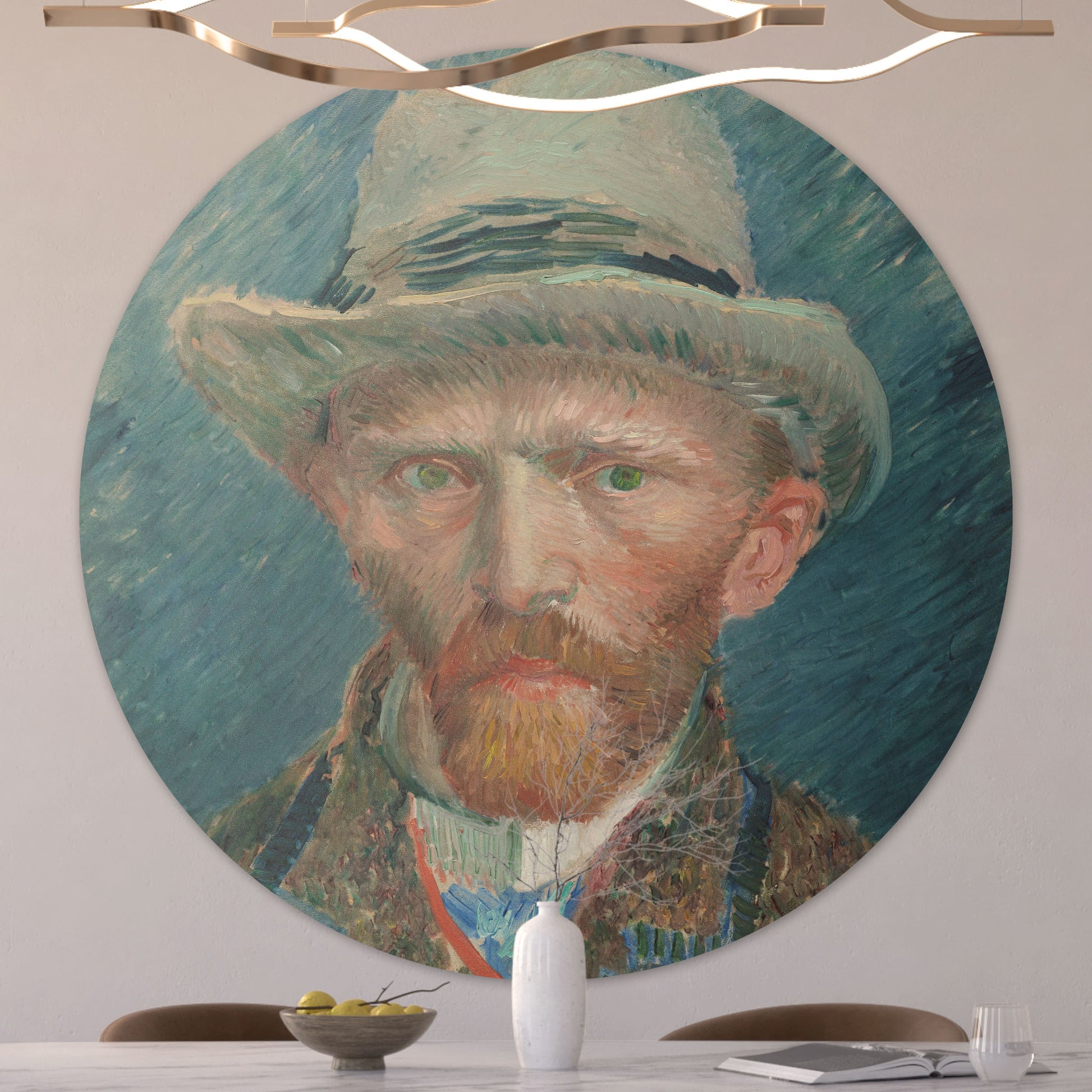 Zelfportret Vincent van Gogh - Meesterwerken - Muurstatuur