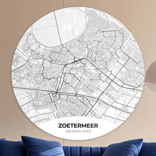 Zoetermeer - Kaarten - Muurstatuur