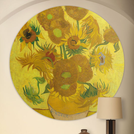 Zonnebloemen - Meesterwerken - Muurstatuur