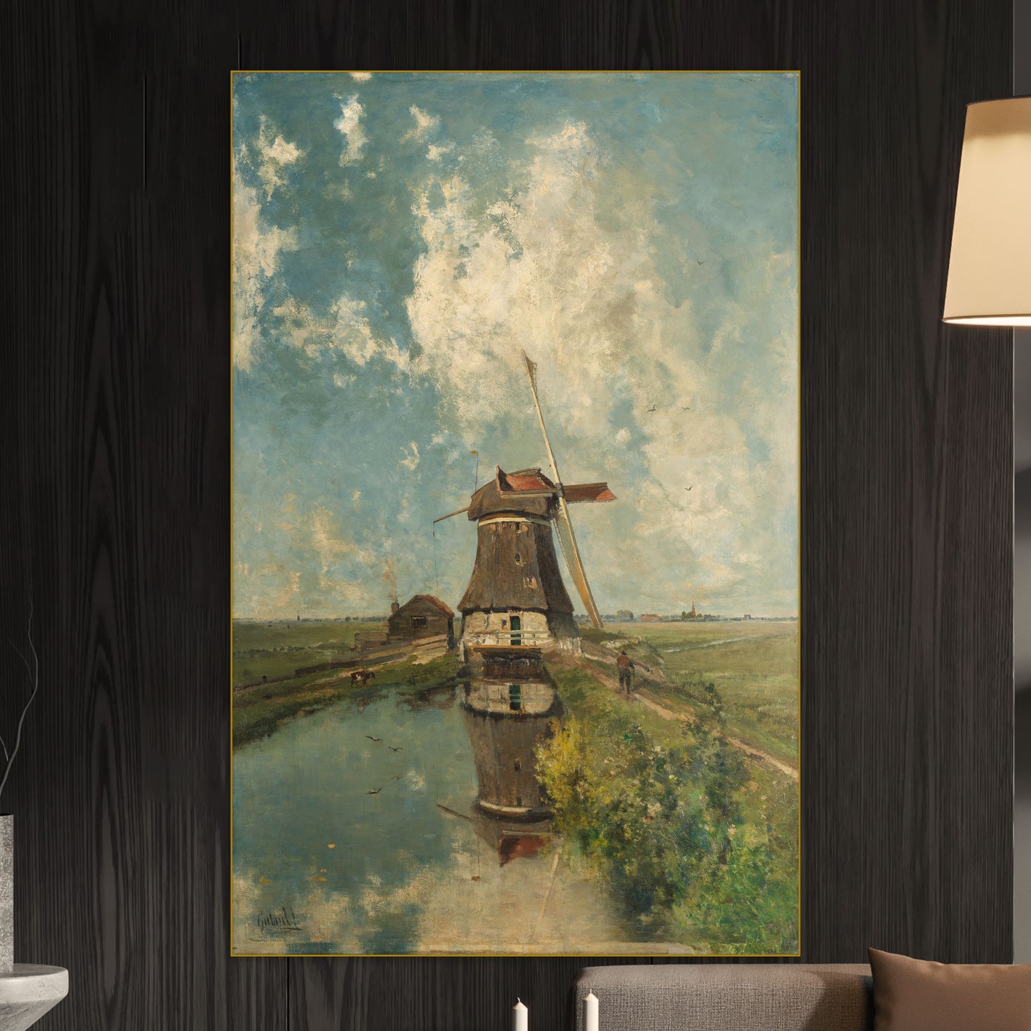 In de Maand Juli - Meesterwerken - Muurstatuur