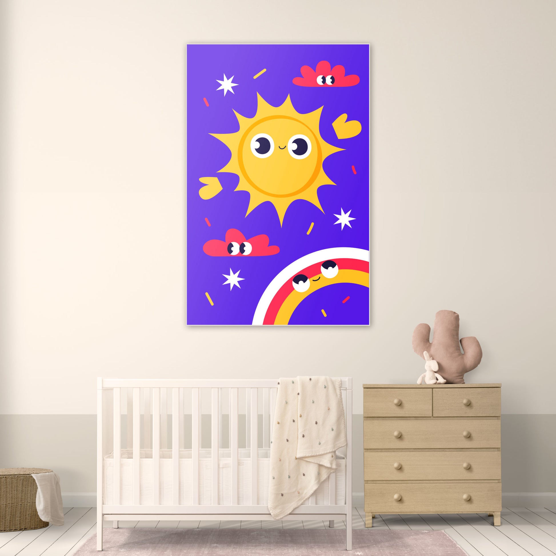 Chilly Sun - Kinderkamer - Muurstatuur
