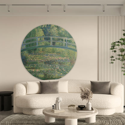 De Japanse Brug en de Waterlelies - Meesterwerken - Muurstatuur