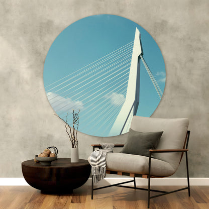Erasmusbrug Rotterdam - Fotografie - Muurstatuur