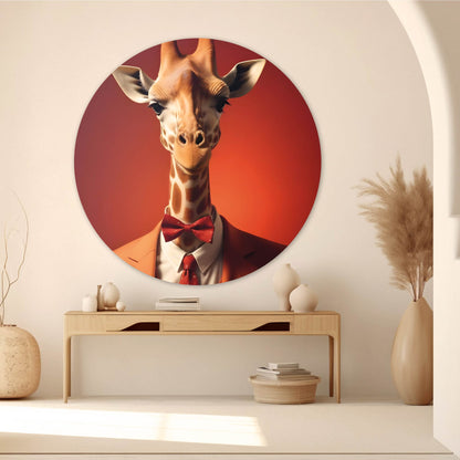 Fancy Giraffe - Limited Editions - Muurstatuur
