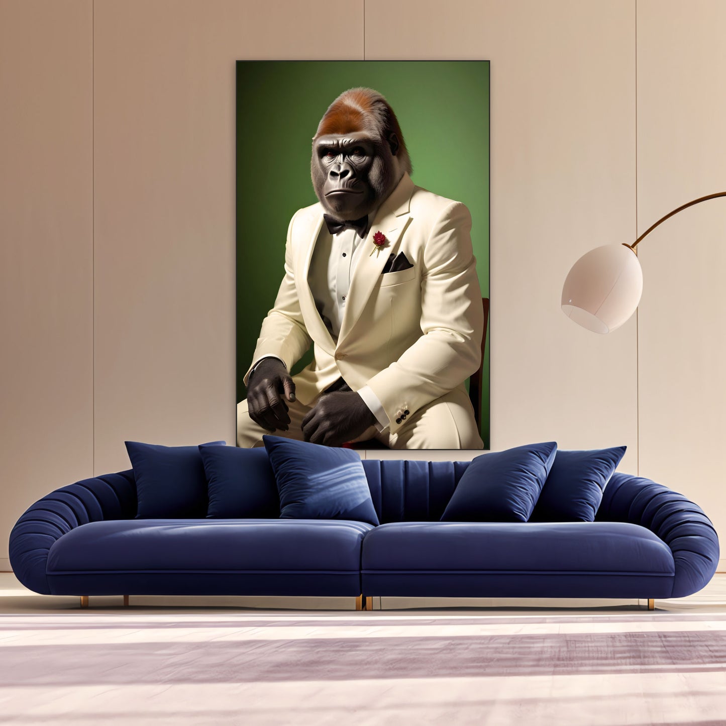 Fancy Gorilla - Limited Editions - Muurstatuur