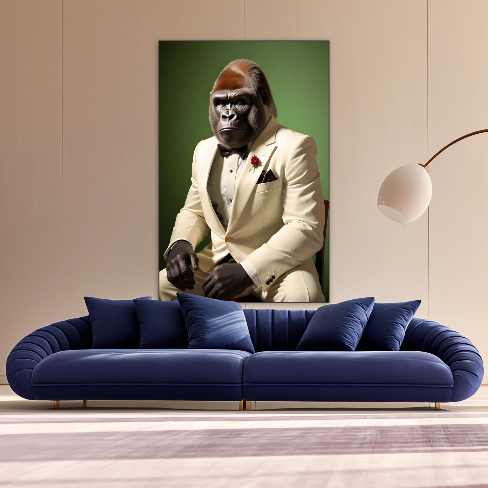 Fancy Gorilla - Limited Editions - Muurstatuur