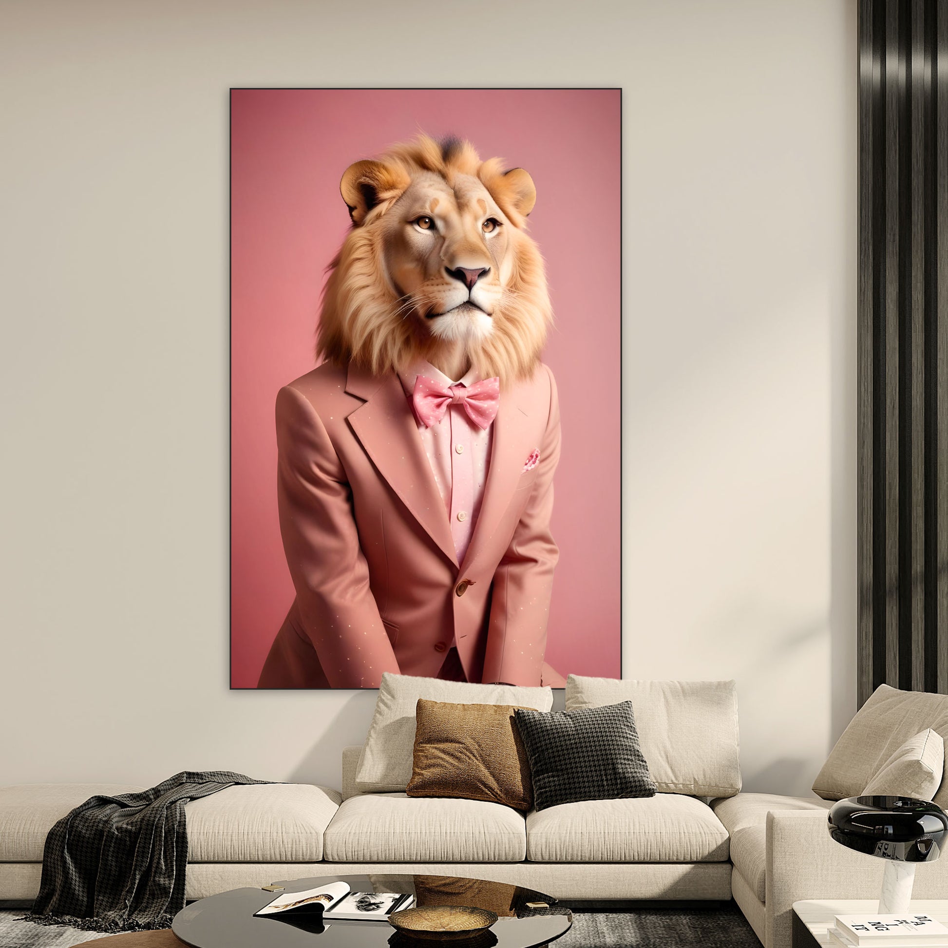 Fancy Leeuw - Limited Editions - Muurstatuur