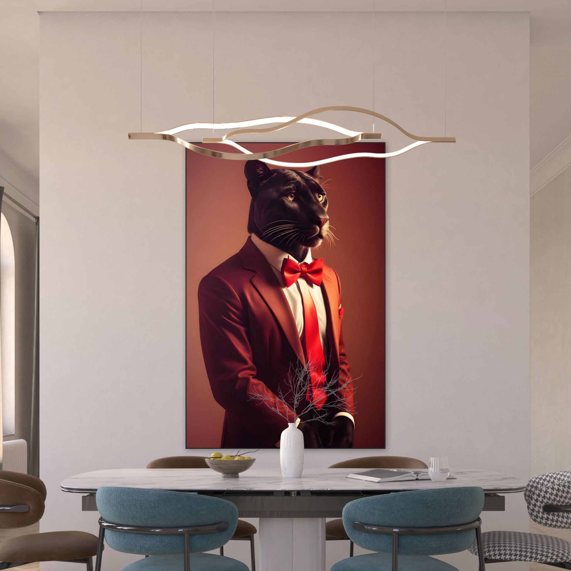 Fancy Panter - Limited Editions - Muurstatuur