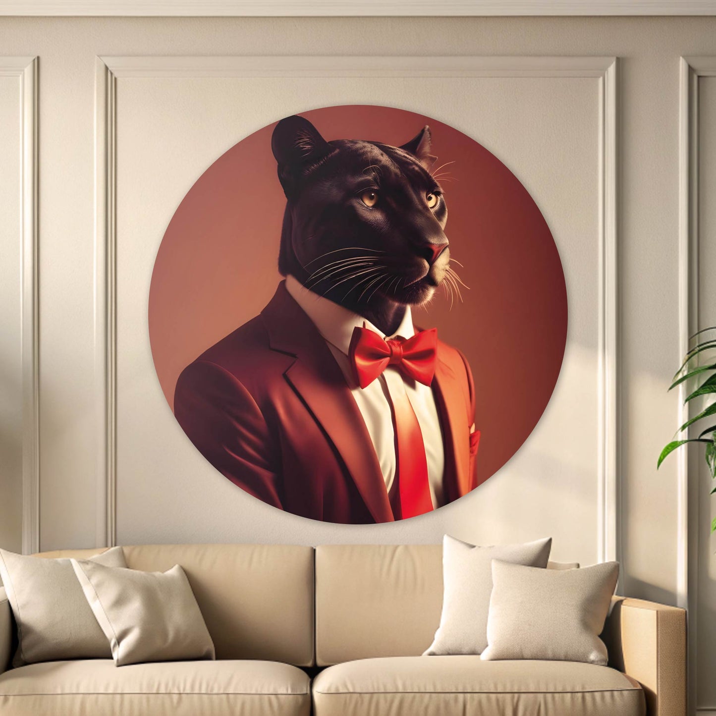Fancy Panter - Limited Editions - Muurstatuur