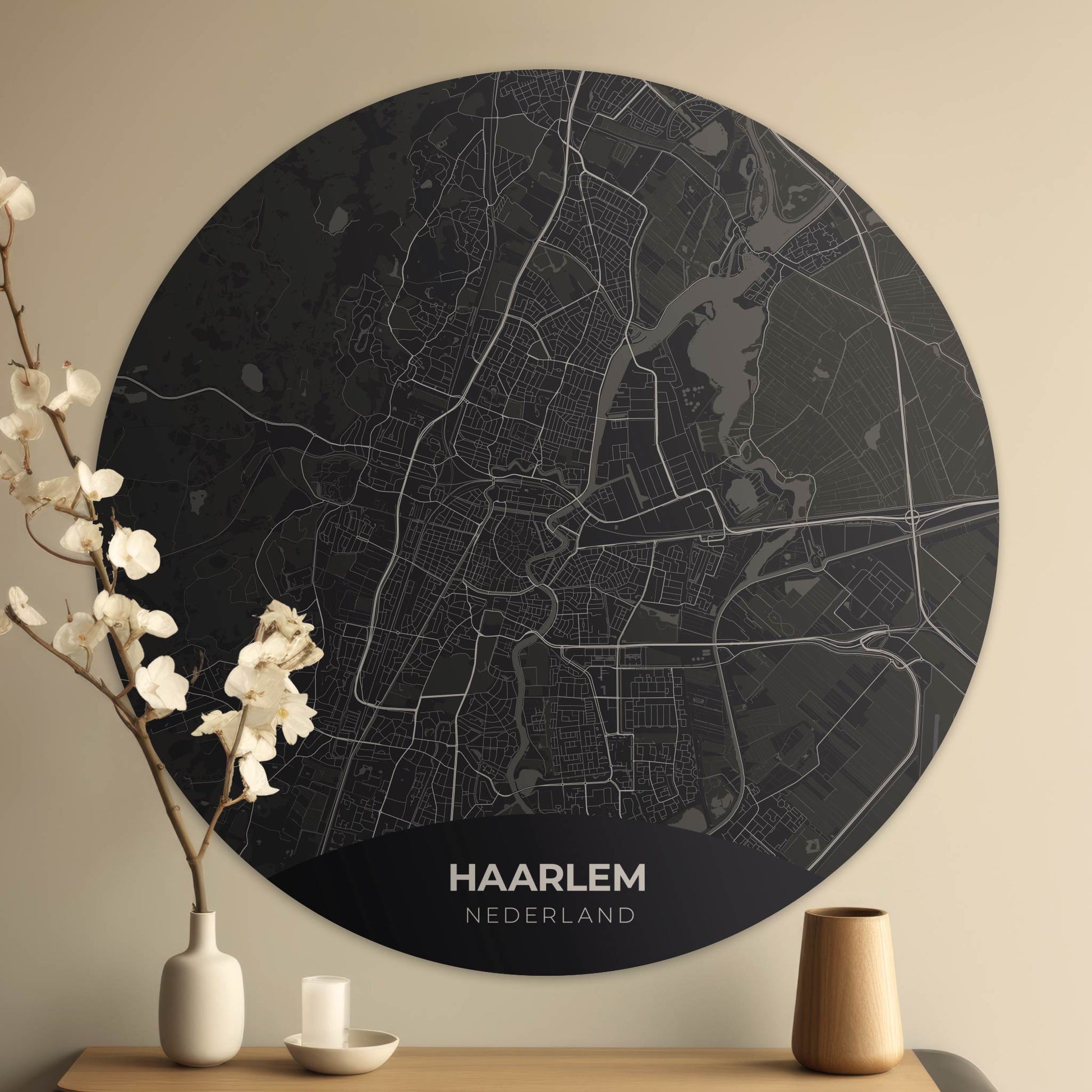 Haarlem - Kaarten - Muurstatuur