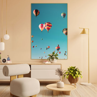 Luchtballonnen - Fotografie - Muurstatuur