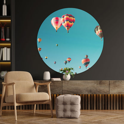 Luchtballonnen - Fotografie - Muurstatuur