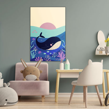 Oceaan - Kinderkamer - Muurstatuur