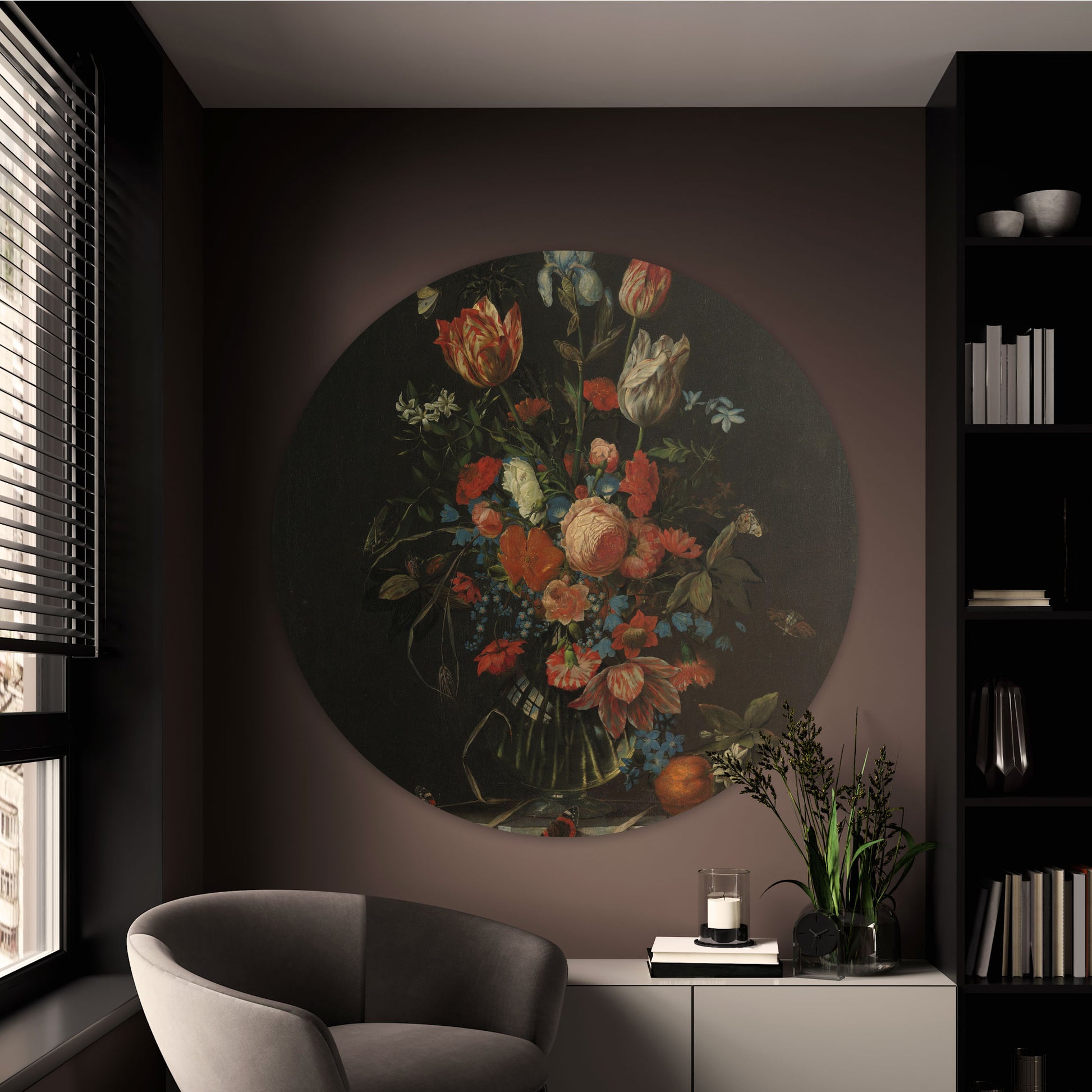 Stilleven met Bloemen IV - Stillevens - Muurstatuur