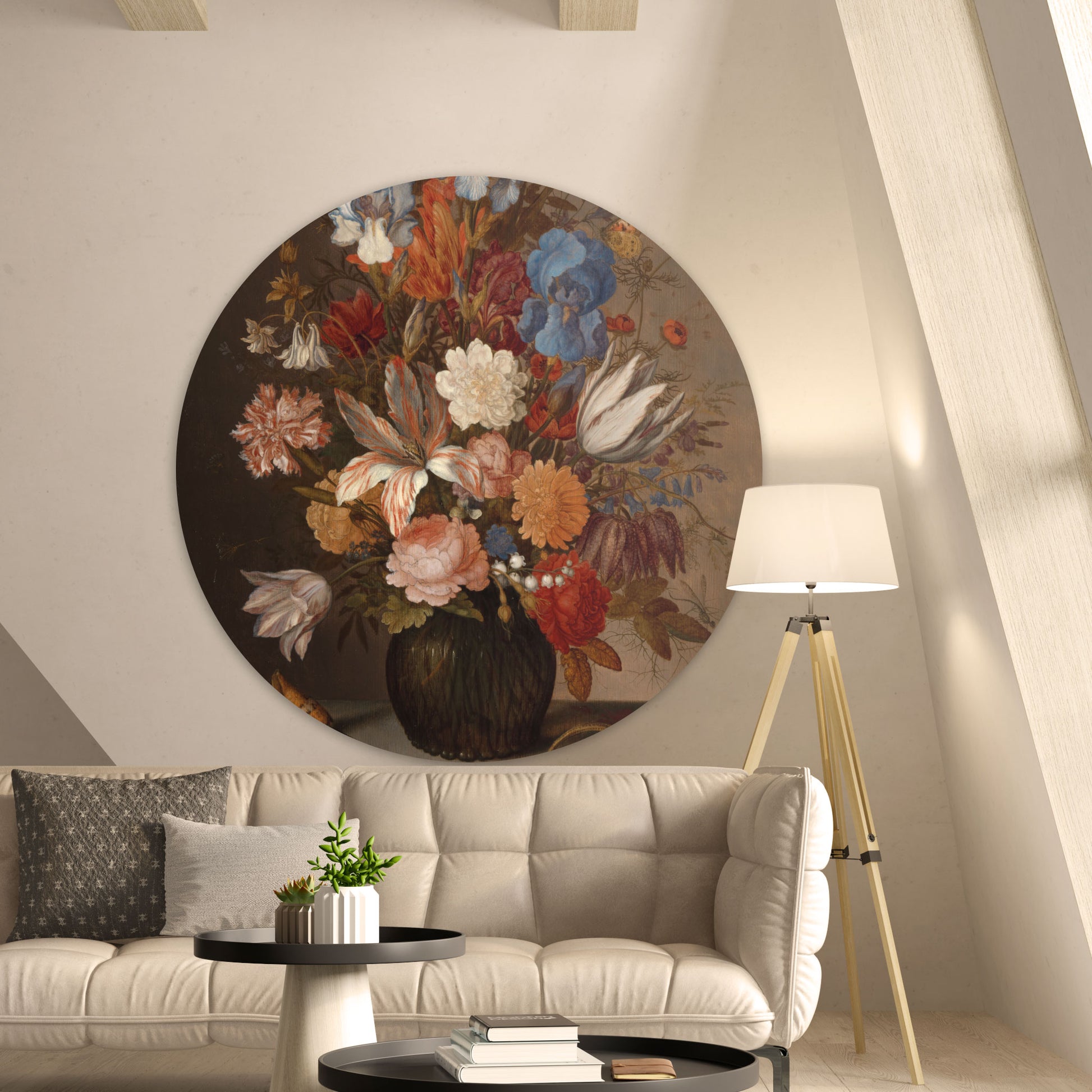 Stilleven met Bloemen V - Stillevens - Muurstatuur