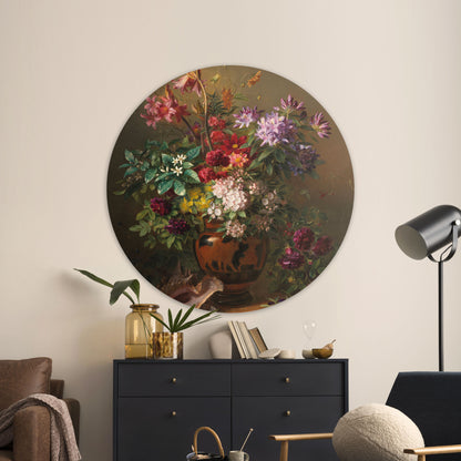 Stilleven met Bloemen in een Griekse Vaas - Stillevens - Muurstatuur