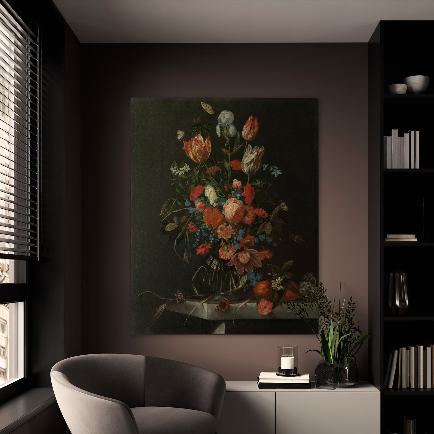 Stilleven met Bloemen IV - Stillevens - Muurstatuur
