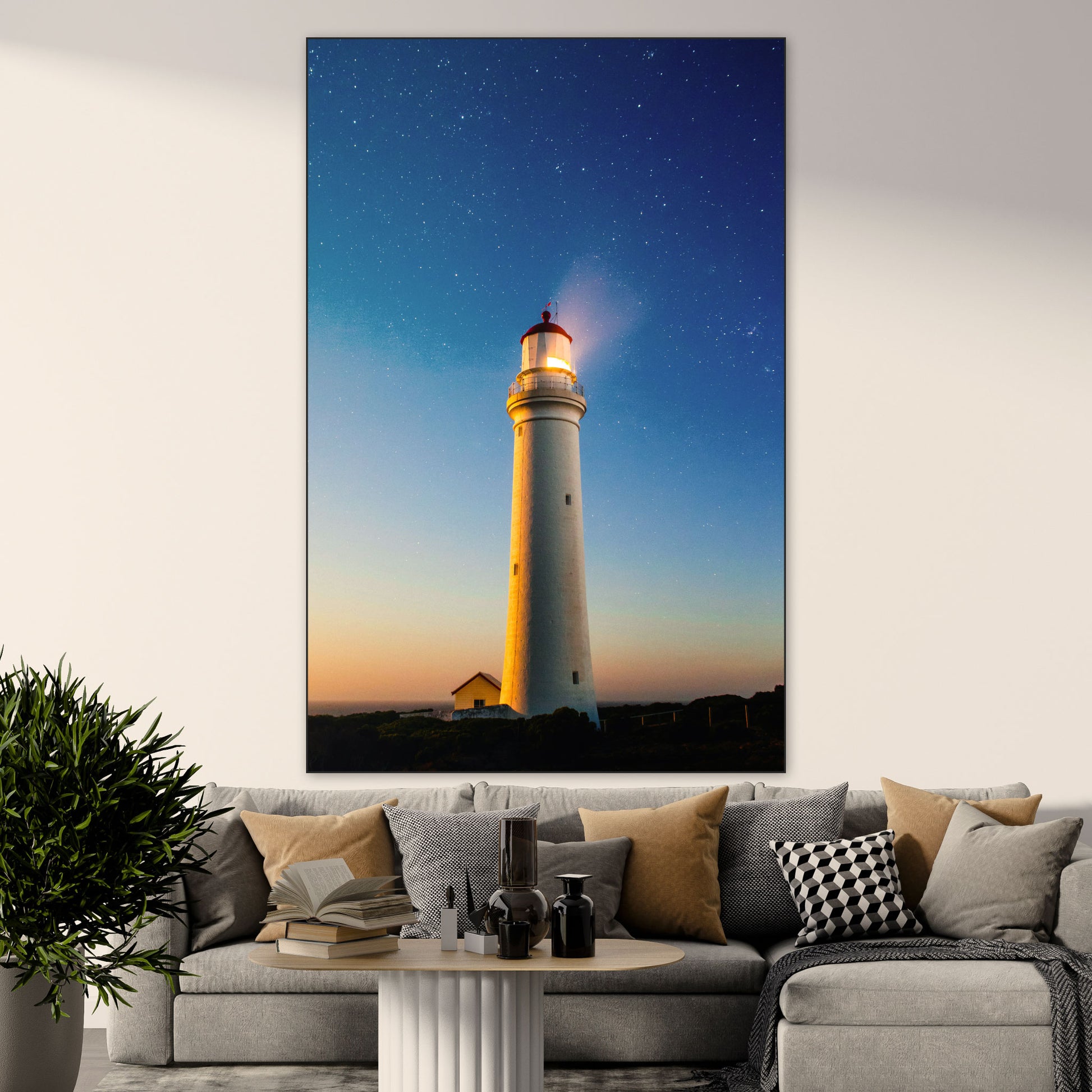 Vuurtoren van Cape Nelson - Fotografie - Muurstatuur