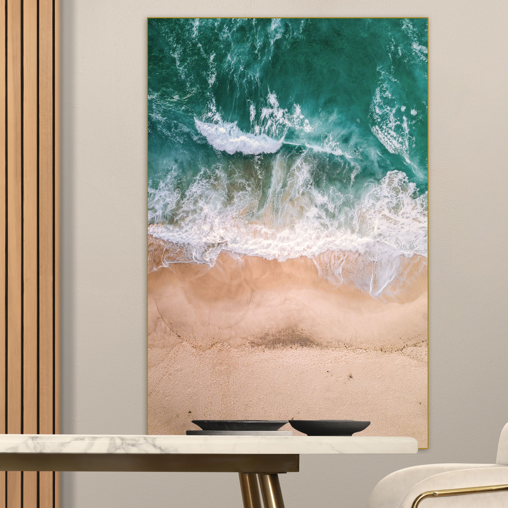 Zee en Strand - Fotografie - Muurstatuur