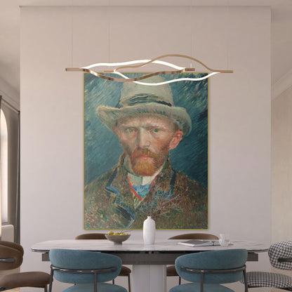 Zelfportret Vincent van Gogh - Meesterwerken - Muurstatuur