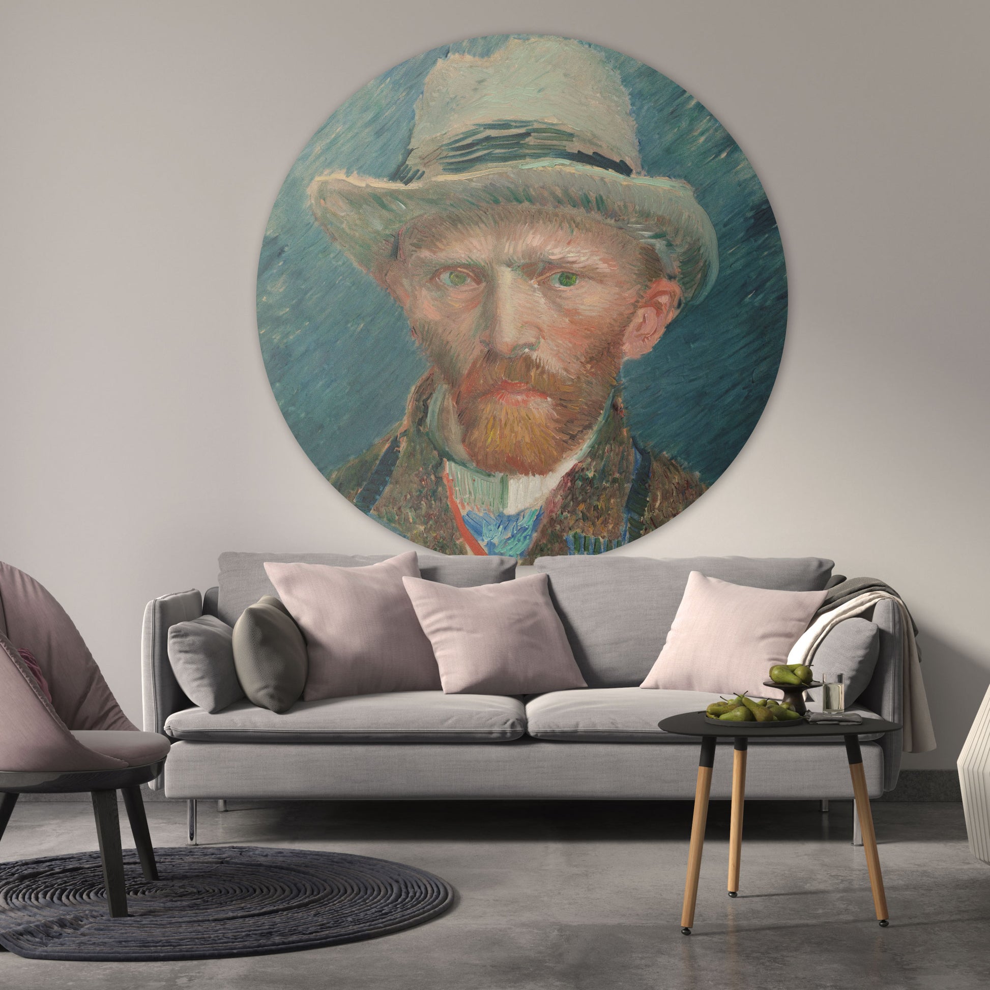 Zelfportret Vincent van Gogh - Meesterwerken - Muurstatuur