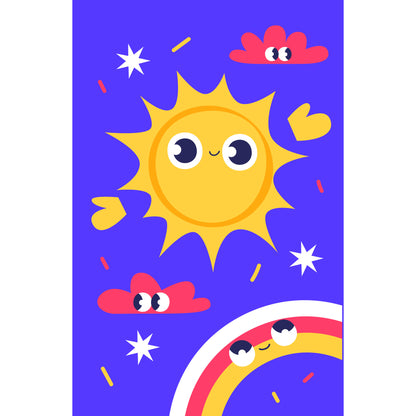 Chilly Sun - Kinderkamer - Muurstatuur