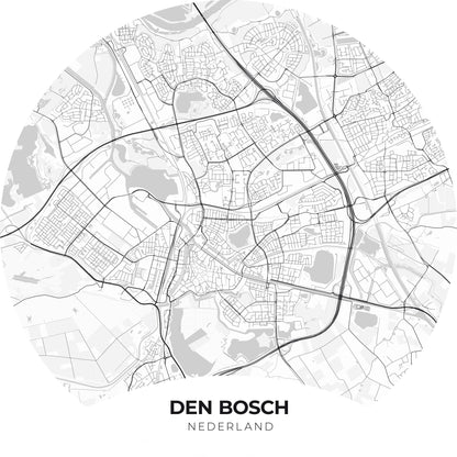 Den Bosch - Kaarten - Muurstatuur