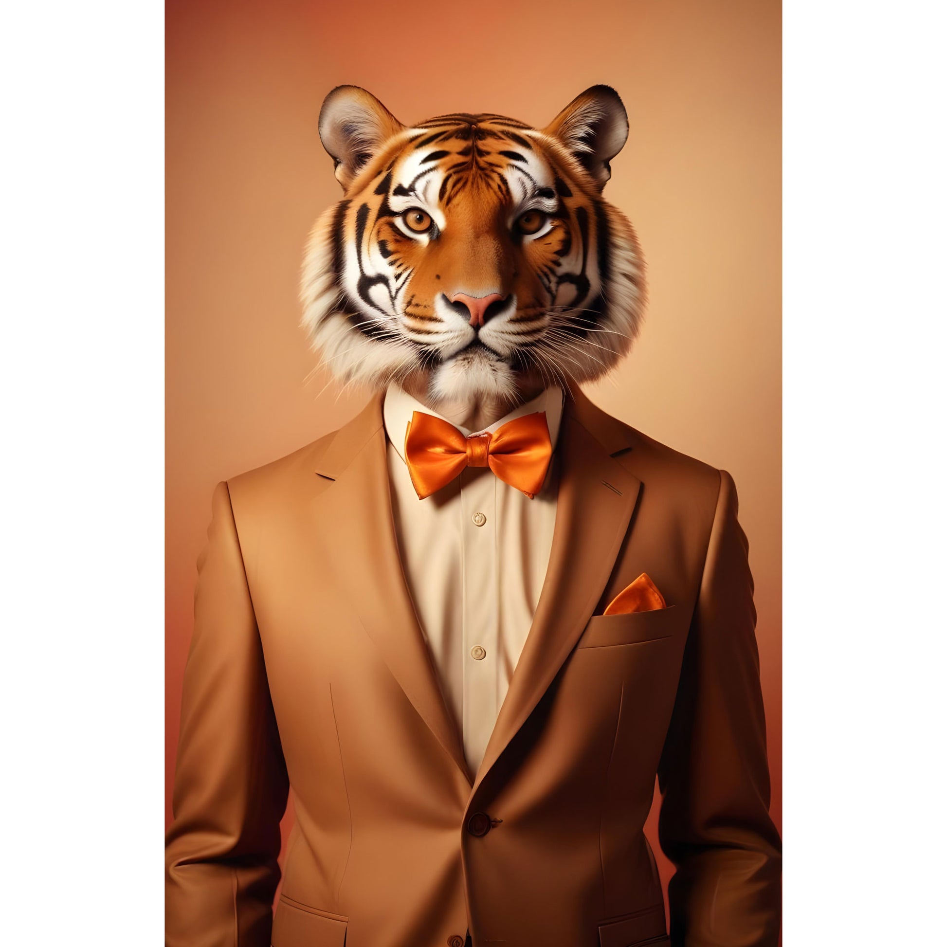 Fancy Tijger - Limited Editions - Muurstatuur