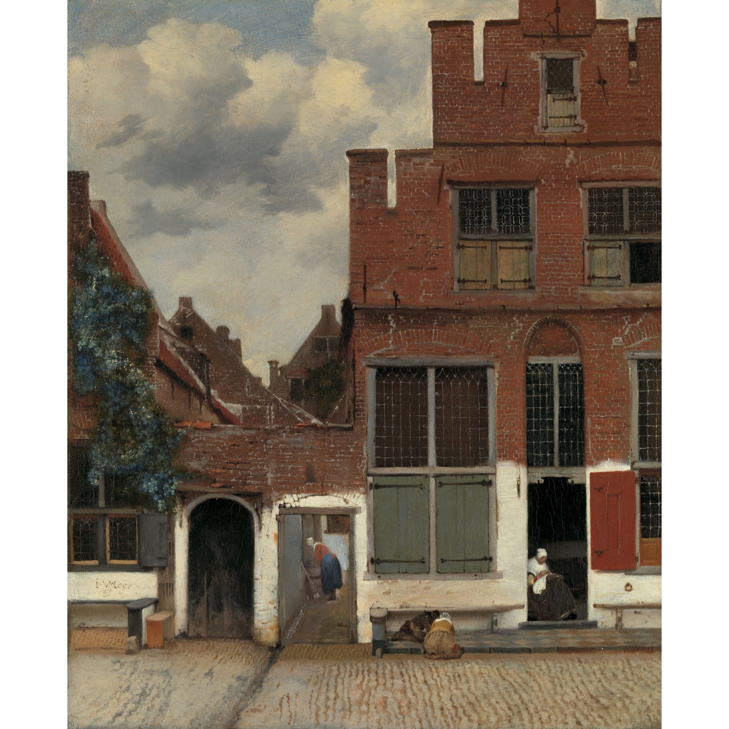 Het Straatje - Meesterwerken - Muurstatuur