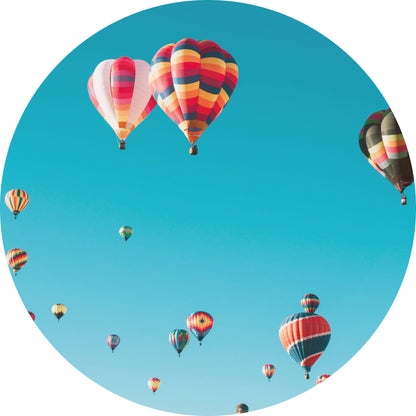 Luchtballonnen - Fotografie - Muurstatuur