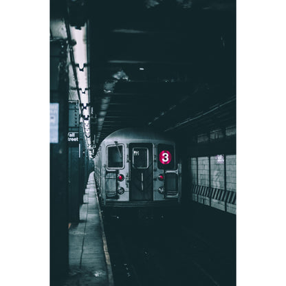 NYC Metro - Fotografie - Muurstatuur