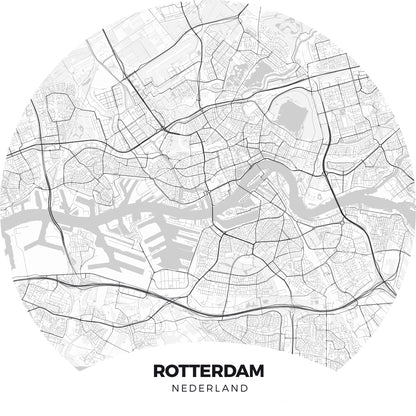 Rotterdam - Kaarten - Muurstatuur