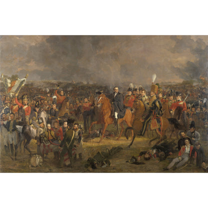 Slag bij Waterloo - Meesterwerken - Muurstatuur