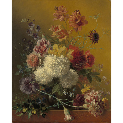 Stilleven met Bloemen VI - Stillevens - Muurstatuur