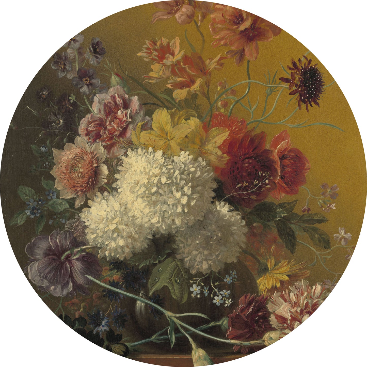 Stilleven met Bloemen VI - Stillevens - Muurstatuur
