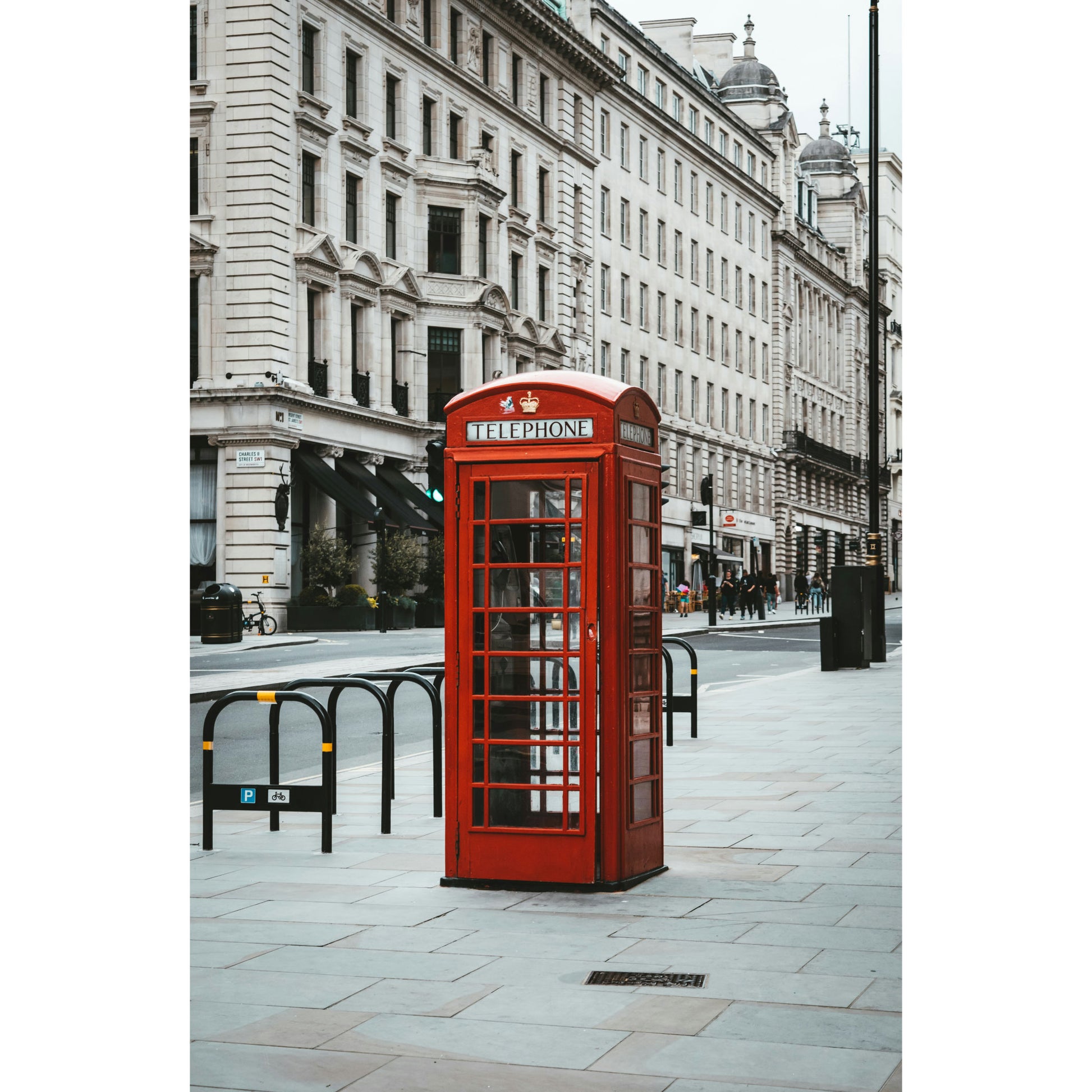 Telefooncel in Londen - Fotografie - Muurstatuur