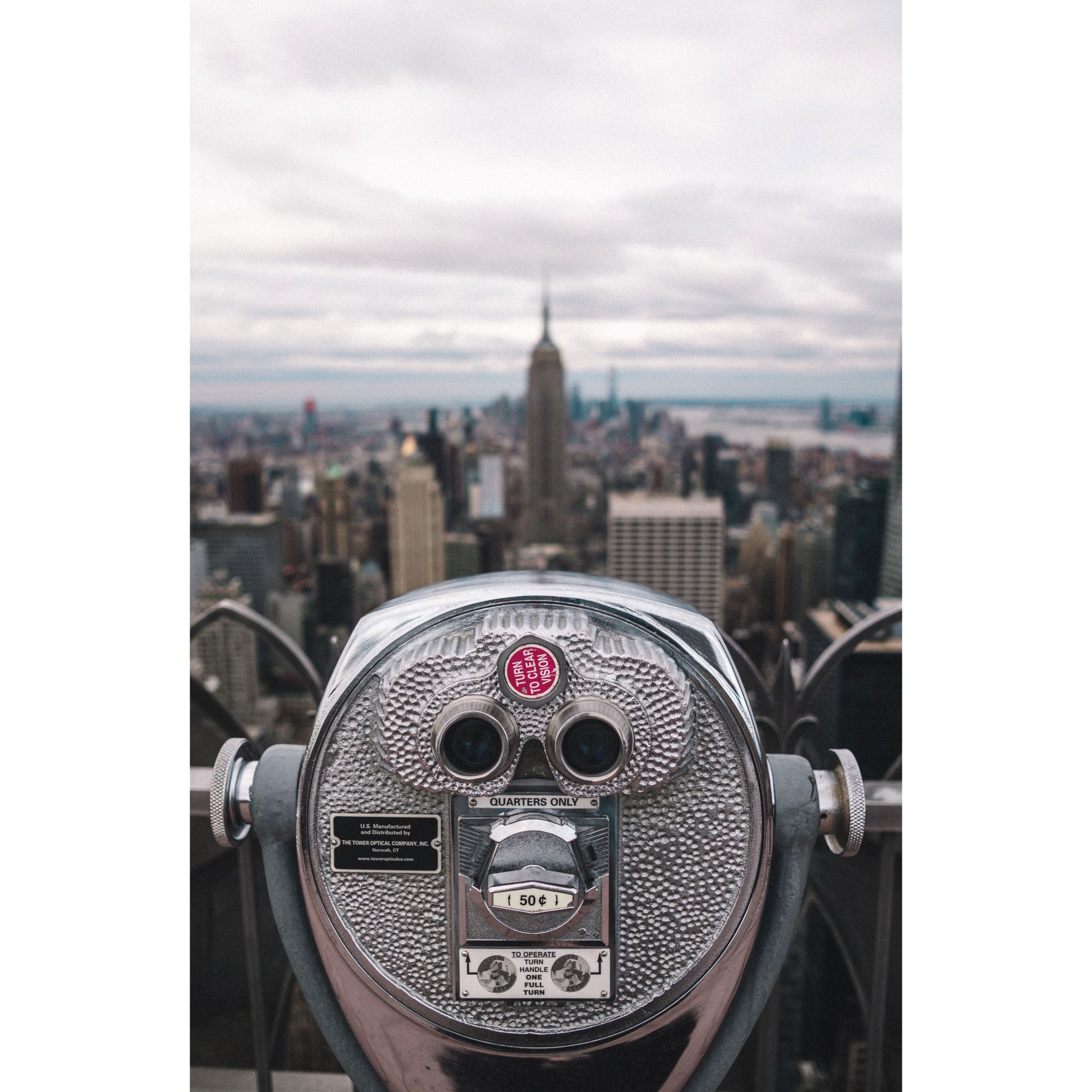 Uitzicht over New York - Fotografie - Muurstatuur