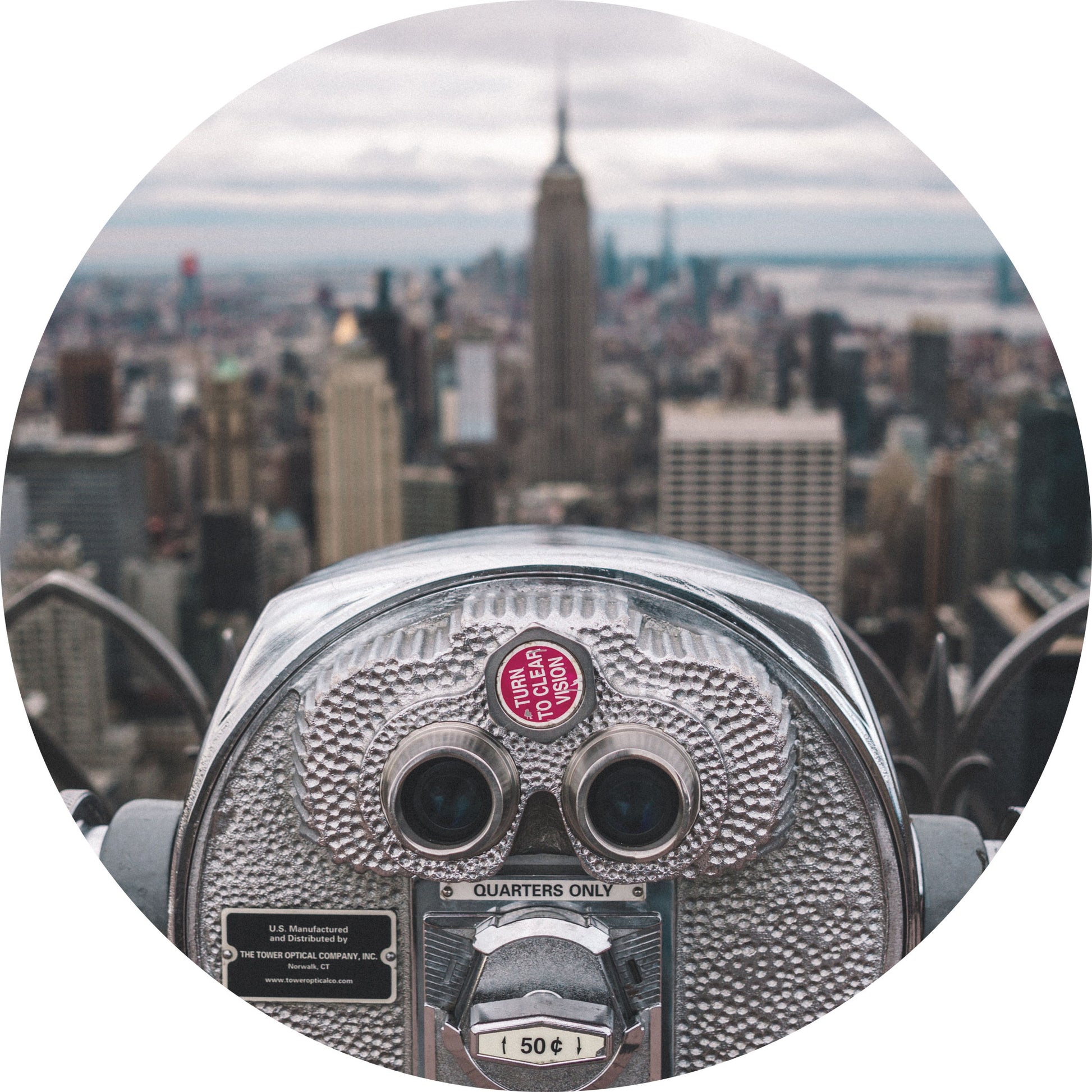 Uitzicht over New York - Fotografie - Muurstatuur