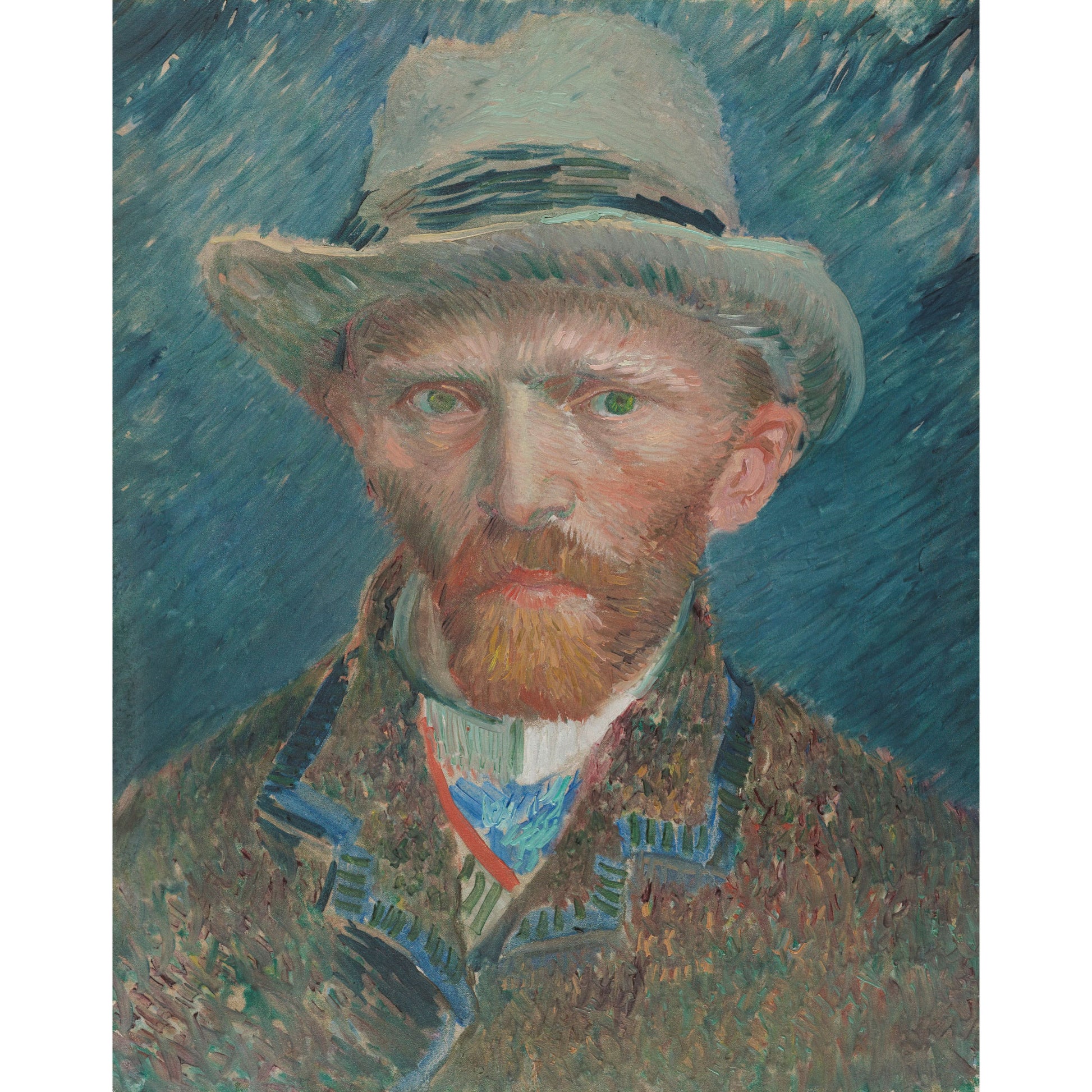 Zelfportret Vincent van Gogh - Meesterwerken - Muurstatuur