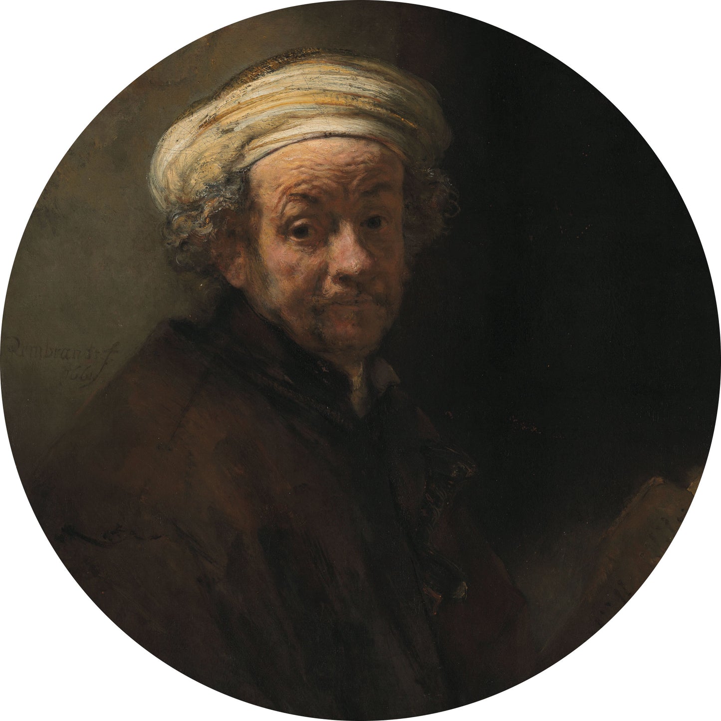 Zelfportret als Apostel Paulus - Meesterwerken - Muurstatuur
