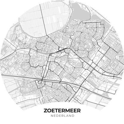 Zoetermeer - Kaarten - Muurstatuur