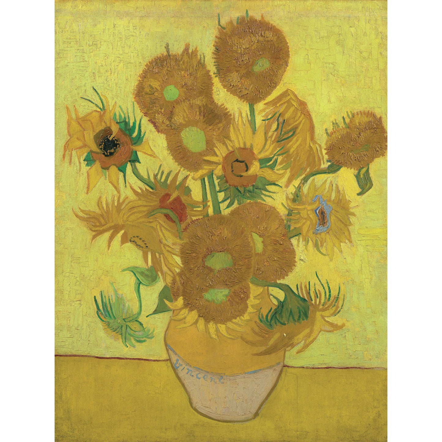 Zonnebloemen - Meesterwerken - Muurstatuur