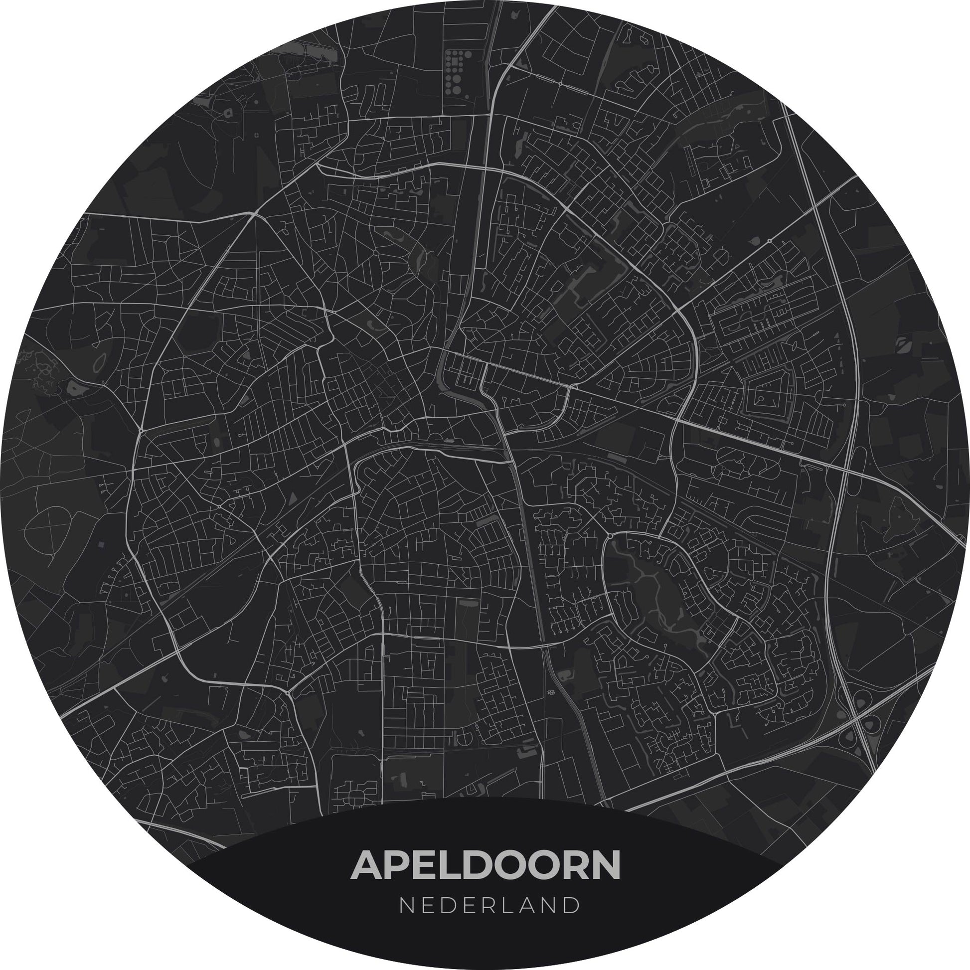 Apeldoorn - Kaarten - Muurstatuur