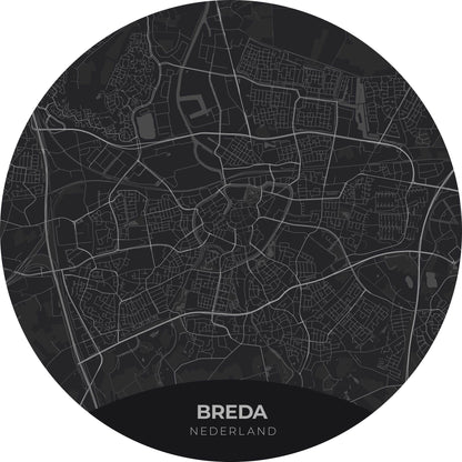 Breda - Kaarten - Muurstatuur