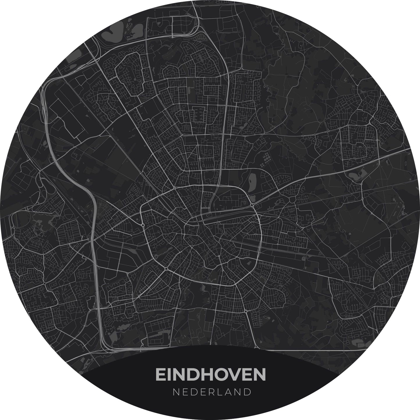 Eindhoven - Kaarten - Muurstatuur