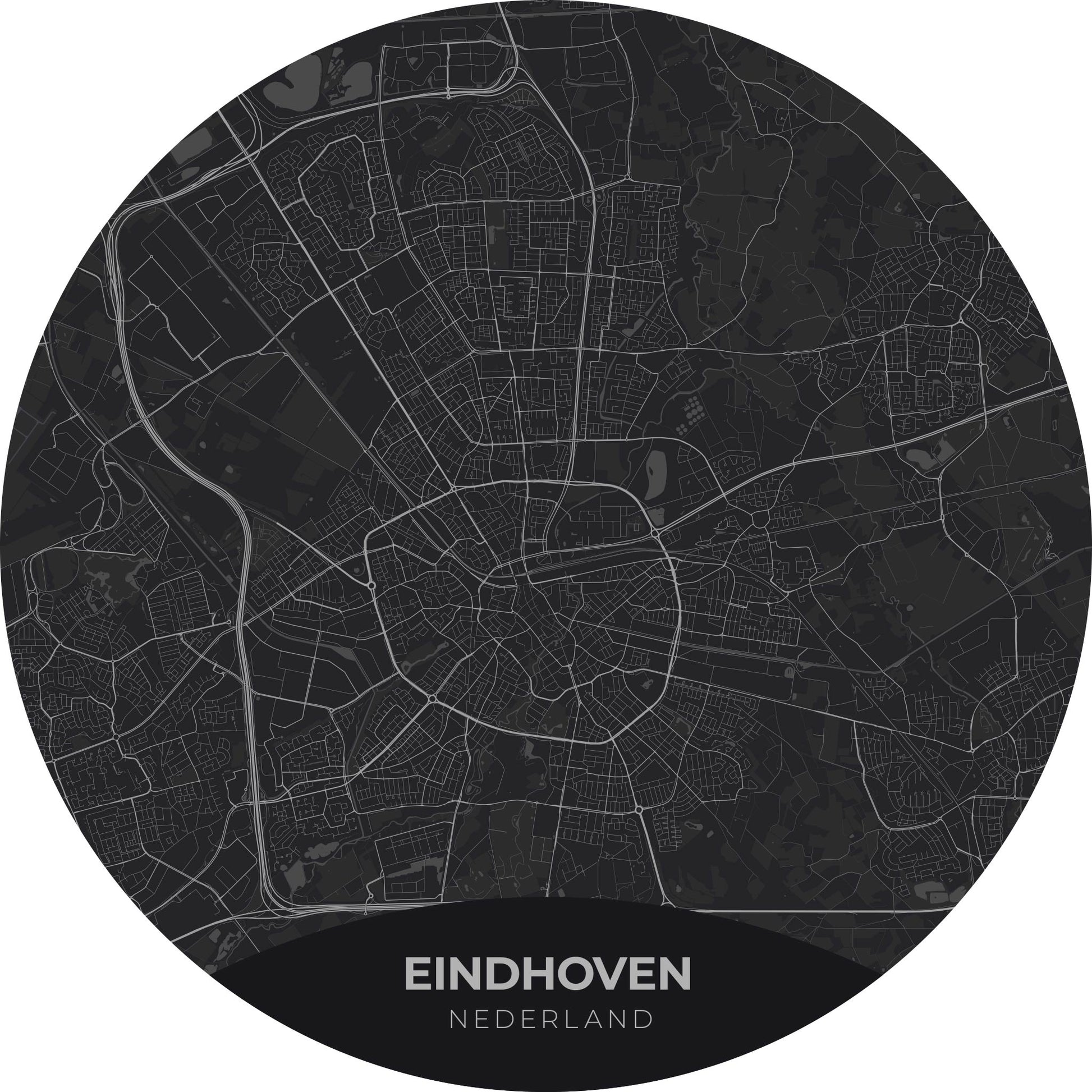 Eindhoven - Kaarten - Muurstatuur
