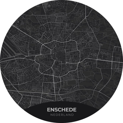 Enschede - Kaarten - Muurstatuur