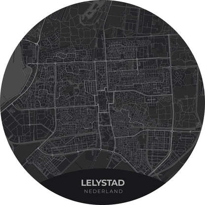 Lelystad - Kaarten - Muurstatuur