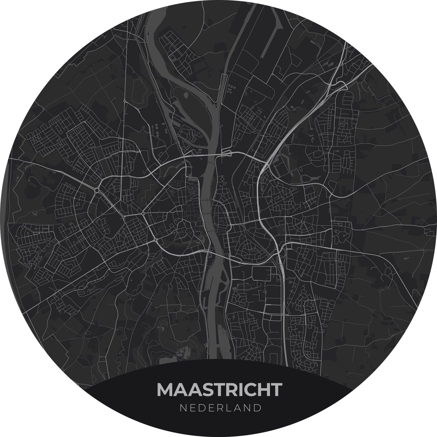 Maastricht - Kaarten - Muurstatuur